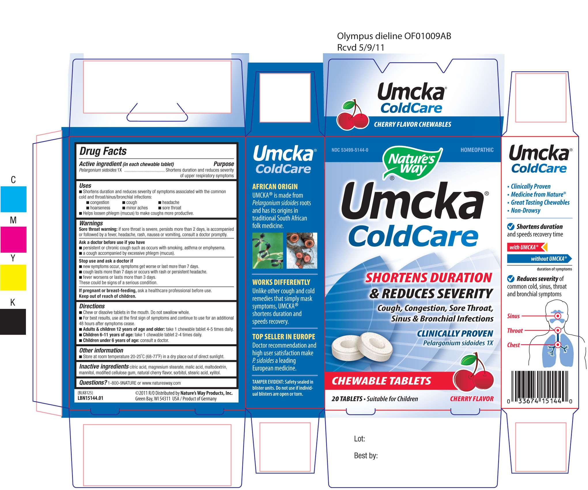 Umcka Coldcare Cherry